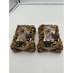 KATHERINE'S COLLECTION KING OF HEARTS ,PLAYING CARD BOX,RETIRED Lot Of 2